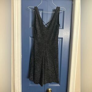 Vintage Betsy & Adam Black‎ Sparkle Dress Size 9/10
